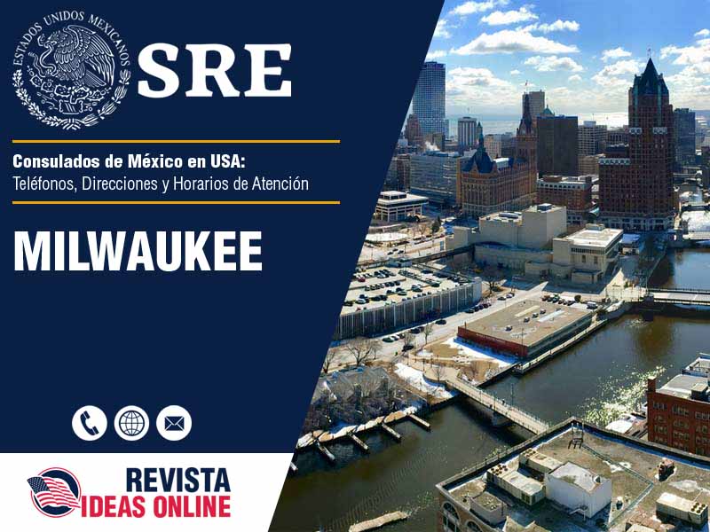 Consulado de Mxico en Milwaukee WI - Telfono, Direccin y Horario de Atencin